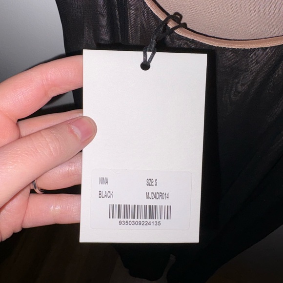 MISHA Nina Mesh Maxi Dress - Picture 7 of 8